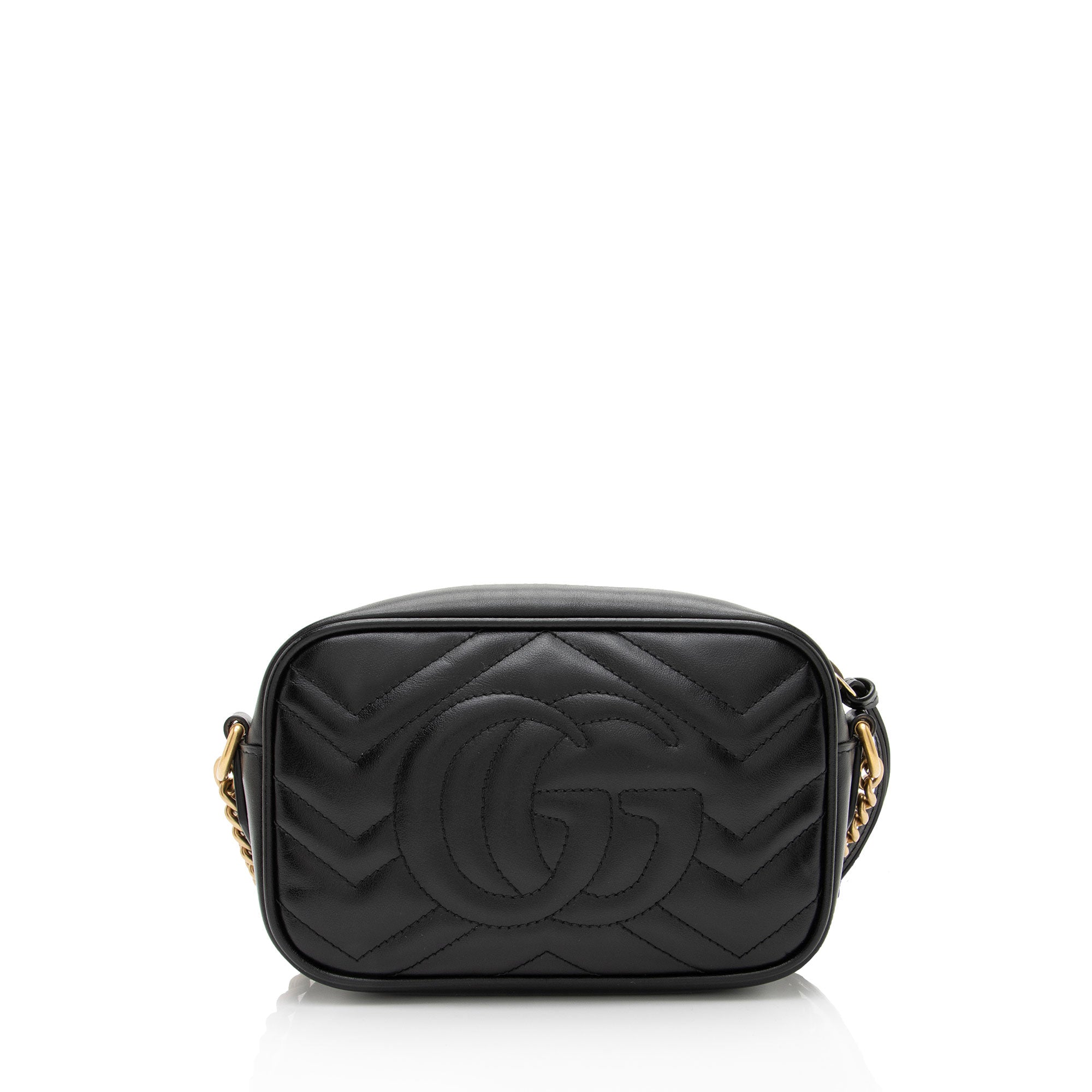 Gucci Matelasse Leather GG Marmont Mini Camera Bag