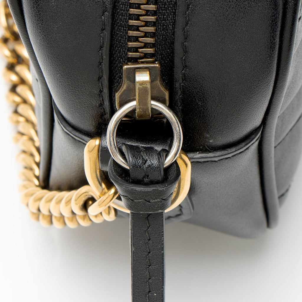 Gucci Matelasse Leather GG Marmont Mini Camera Bag