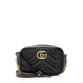 Gucci Matelasse Leather GG Marmont Mini Camera Bag