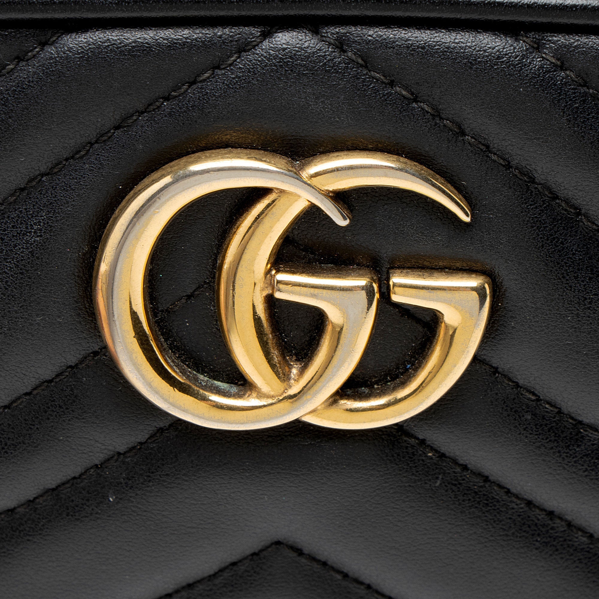 Gucci Matelasse Leather GG Marmont Mini Camera Bag