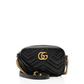 Gucci Matelasse Leather GG Marmont Mini Camera Bag