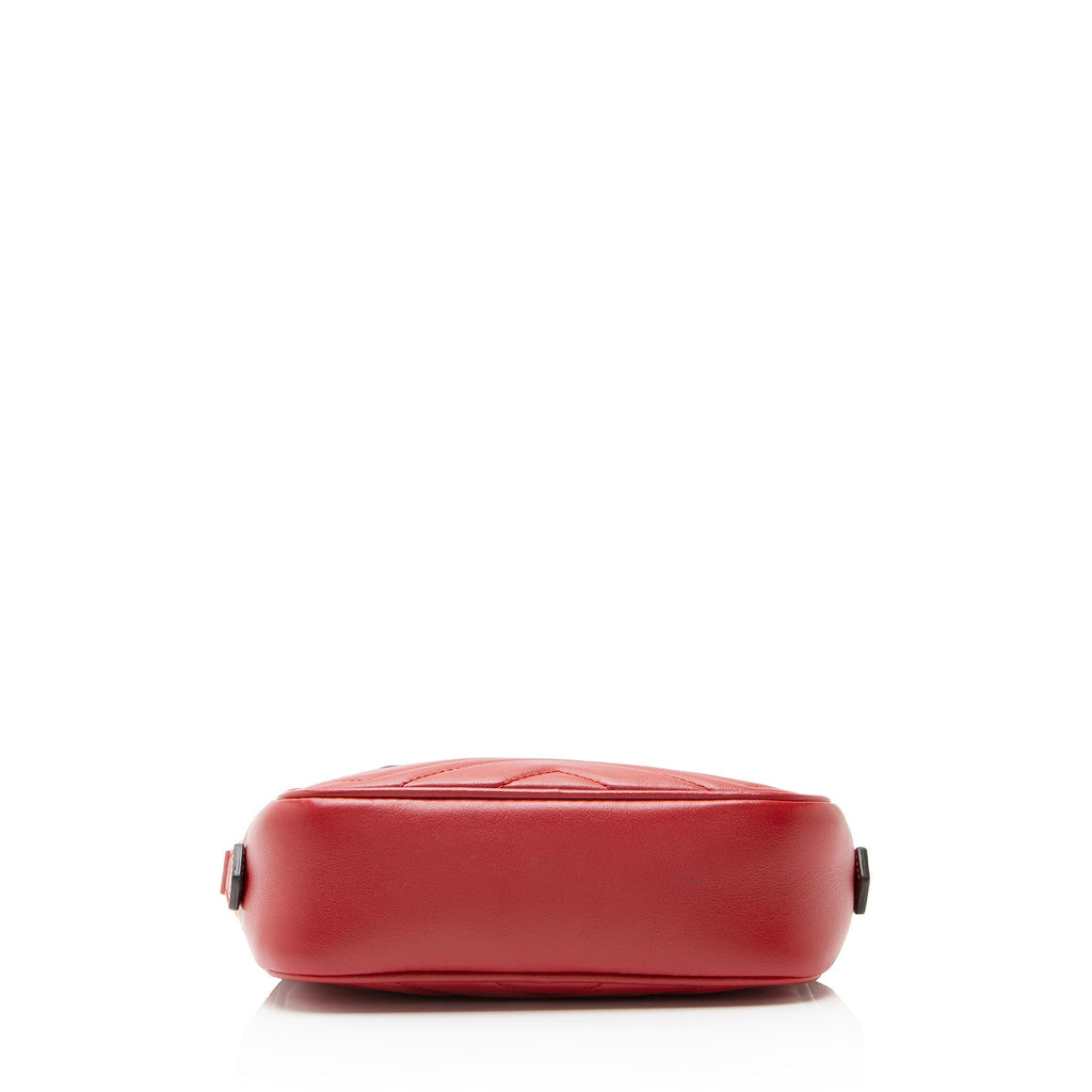 Gucci Matelasse Leather GG Marmont Mini Camera Bag