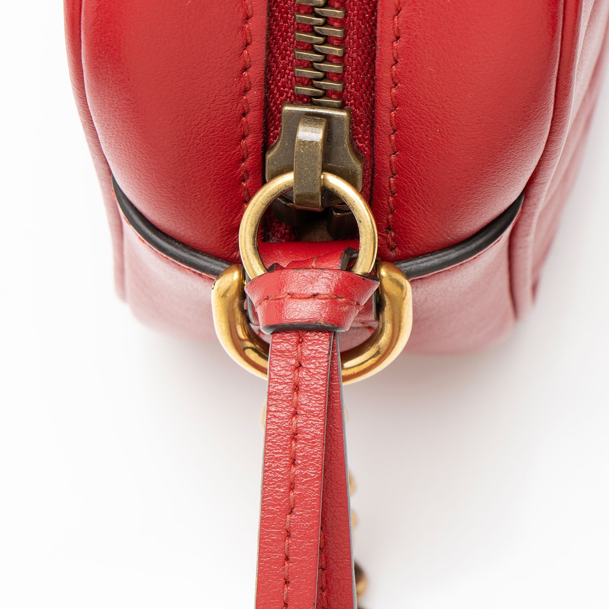 Gucci Matelasse Leather GG Marmont Mini Camera Bag