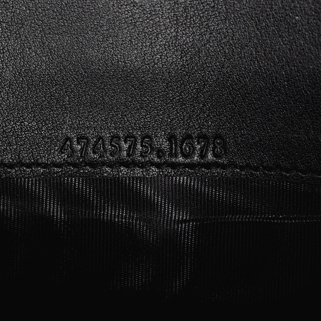 Gucci Matelasse Leather GG Marmont Mini Square Chain Bag (SHF-WW8qZG)