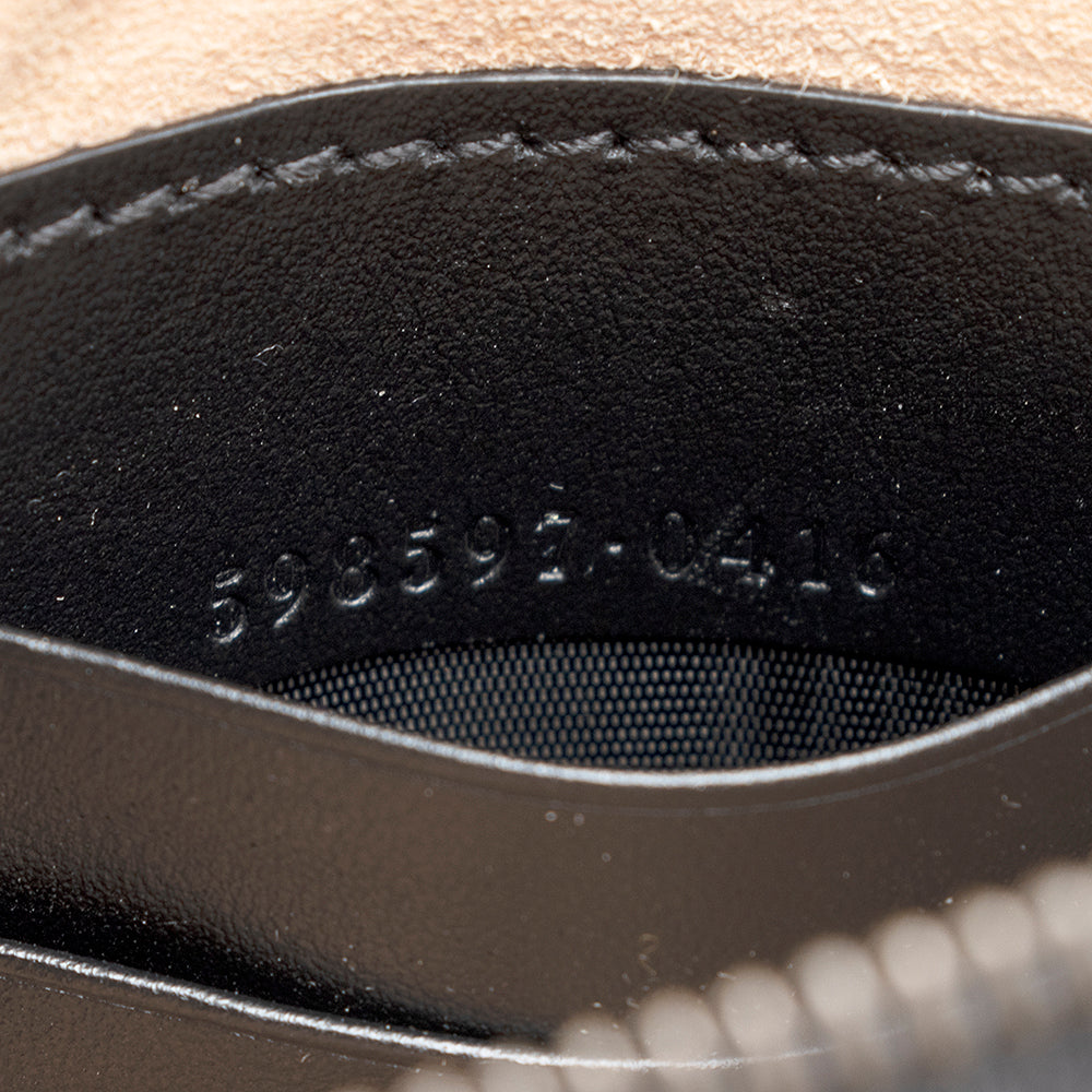 Gucci Matelasse Leather Gucci Marmont Mini Crossbody Bag (SHF-20776)