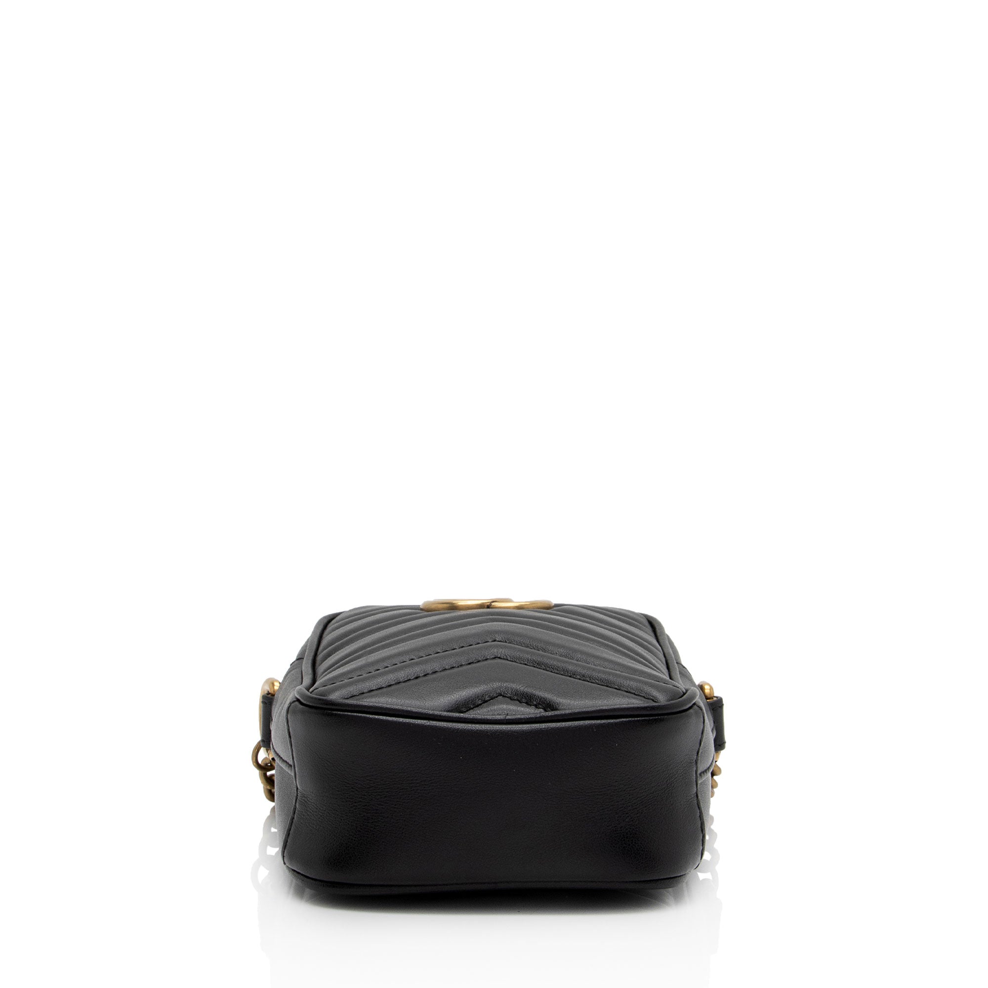 Gucci Matelasse Leather GG Marmont Mini Crossbody Bag (SHF-2UTE9c)
