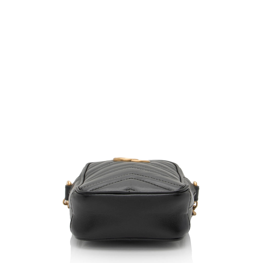 Gucci Matelasse Leather GG Marmont Mini Crossbody (SHF-1qHFM7)