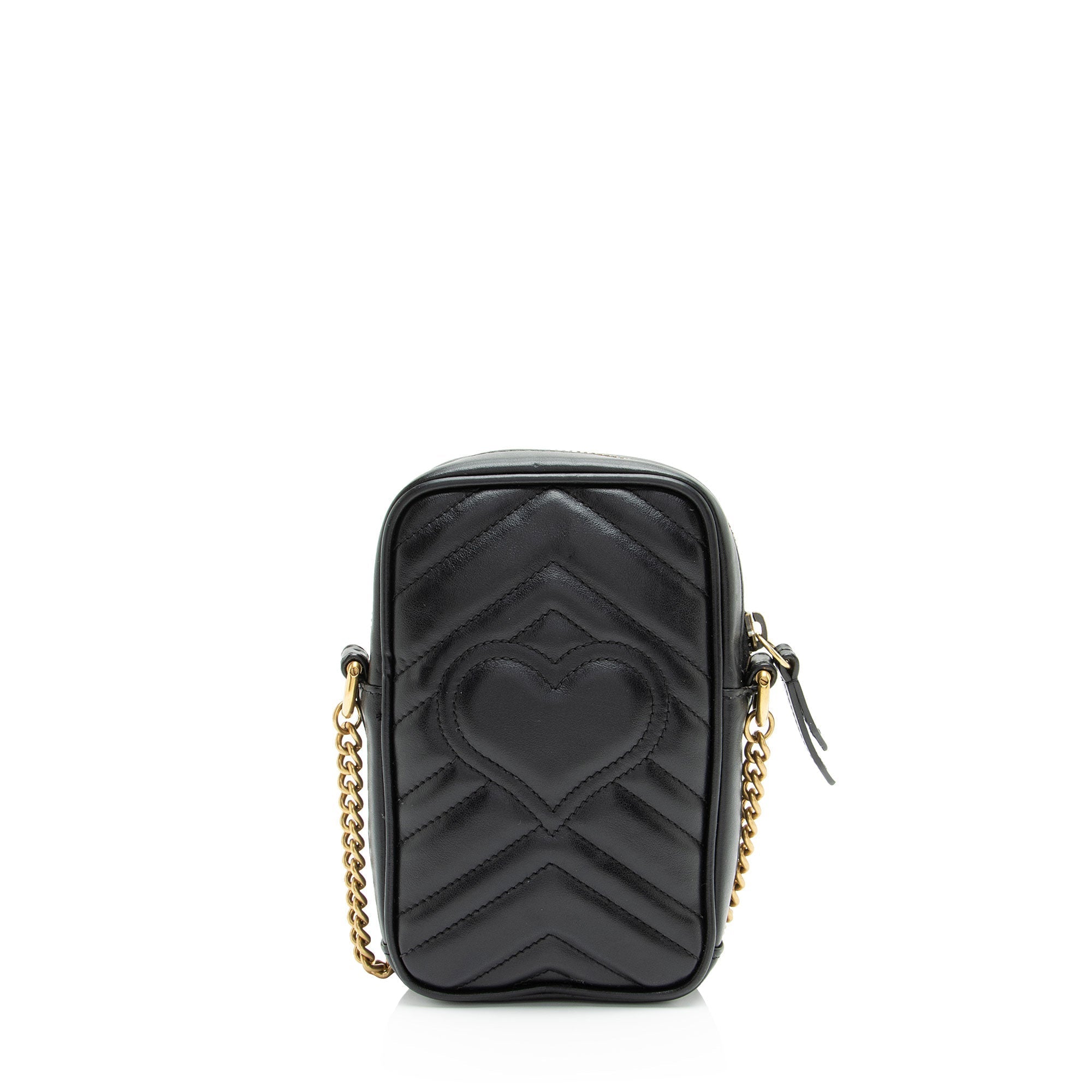 Gucci Matelasse Leather GG Marmont Mini Crossbody