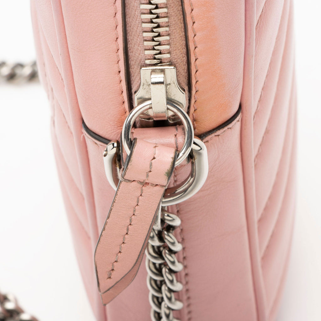 Gucci Matelasse Leather GG Marmont Mini Crossbody
