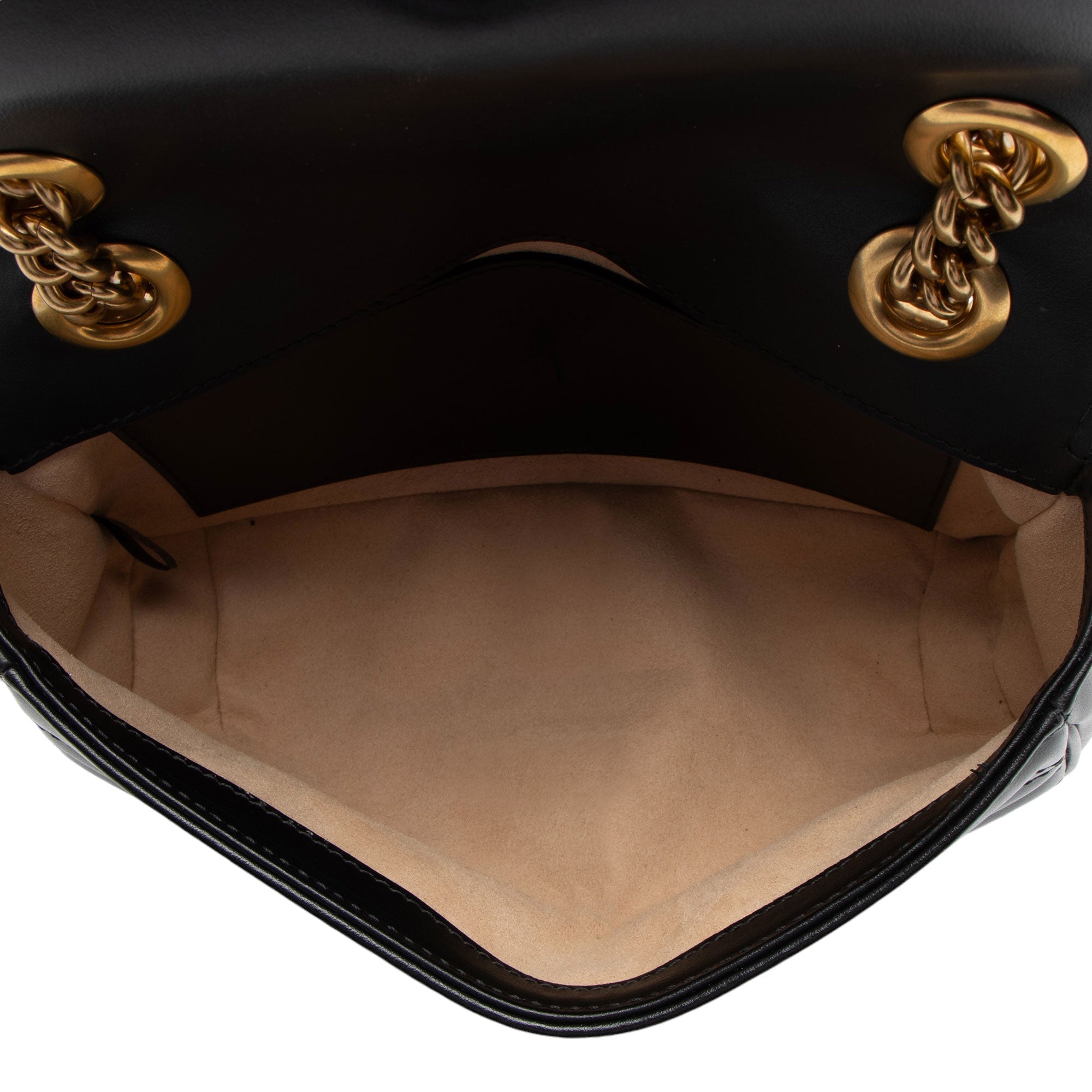Gucci Matelasse Leather GG Marmont Mini Flap Bag (SHF-w6pN1q)