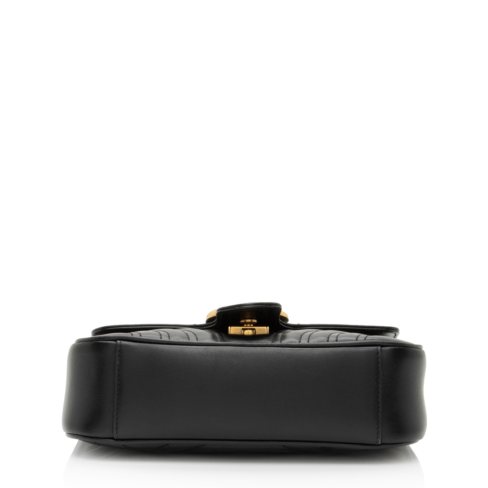 Gucci Matelasse Leather GG Marmont Mini Flap Bag
