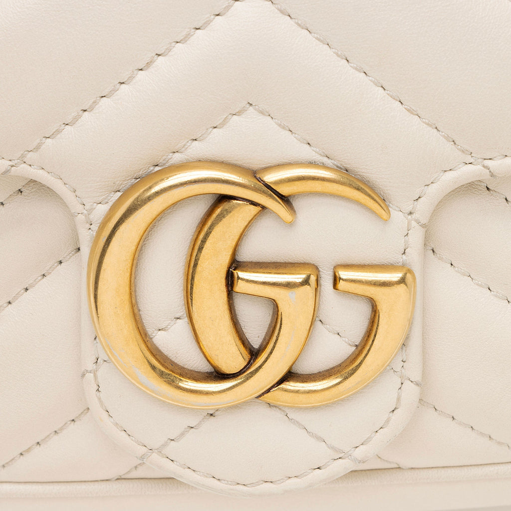 Gucci Matelasse Leather GG Marmont Mini Flap Bag