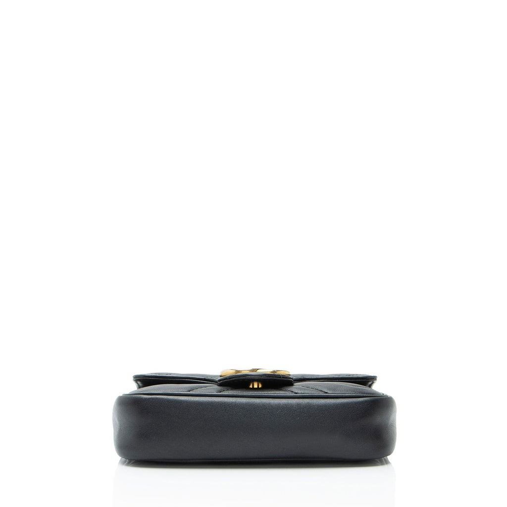 Gucci Matelasse Leather GG Marmont Mini Flap Bag