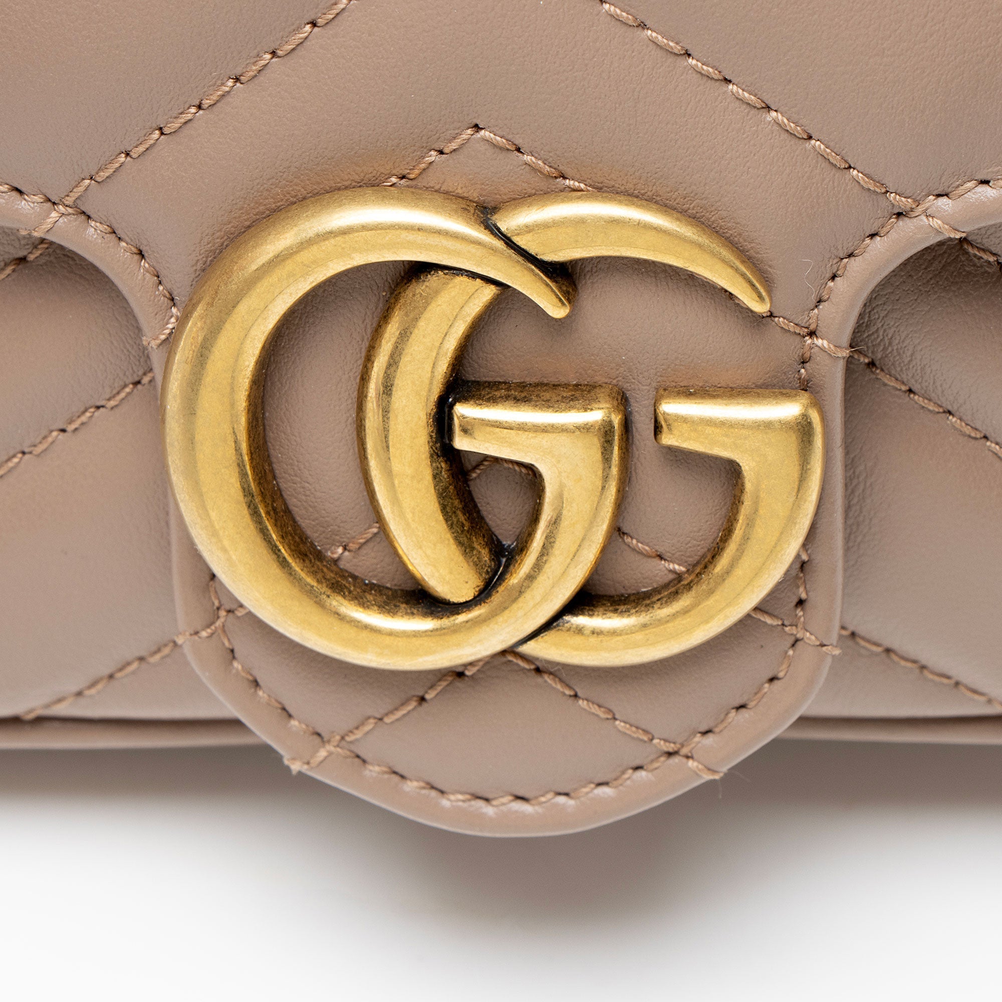 Gucci Matelasse Leather GG Marmont Mini Flap Bag