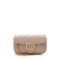 Gucci Matelasse Leather GG Marmont Mini Flap Bag