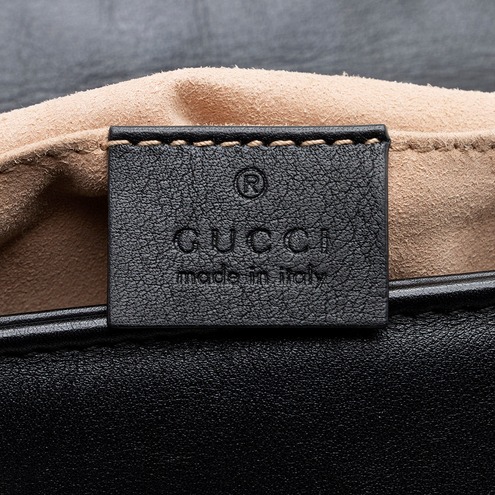 Gucci Matelasse Leather Gucci Marmont Mini Shoulder Bag (SHF-18748)