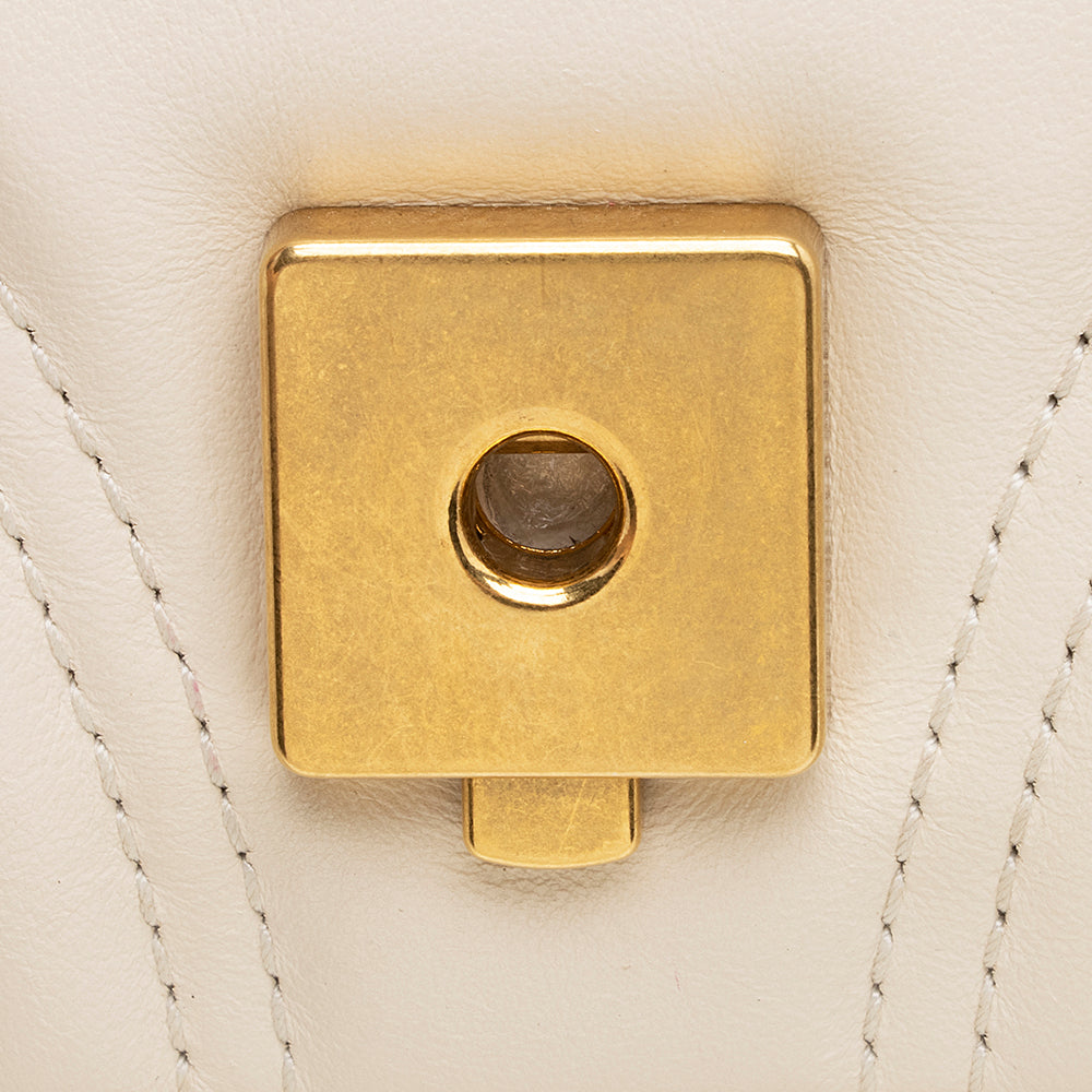 Gucci Matelasse Leather Gucci Marmont Mini Shoulder Bag (SHF-20163)