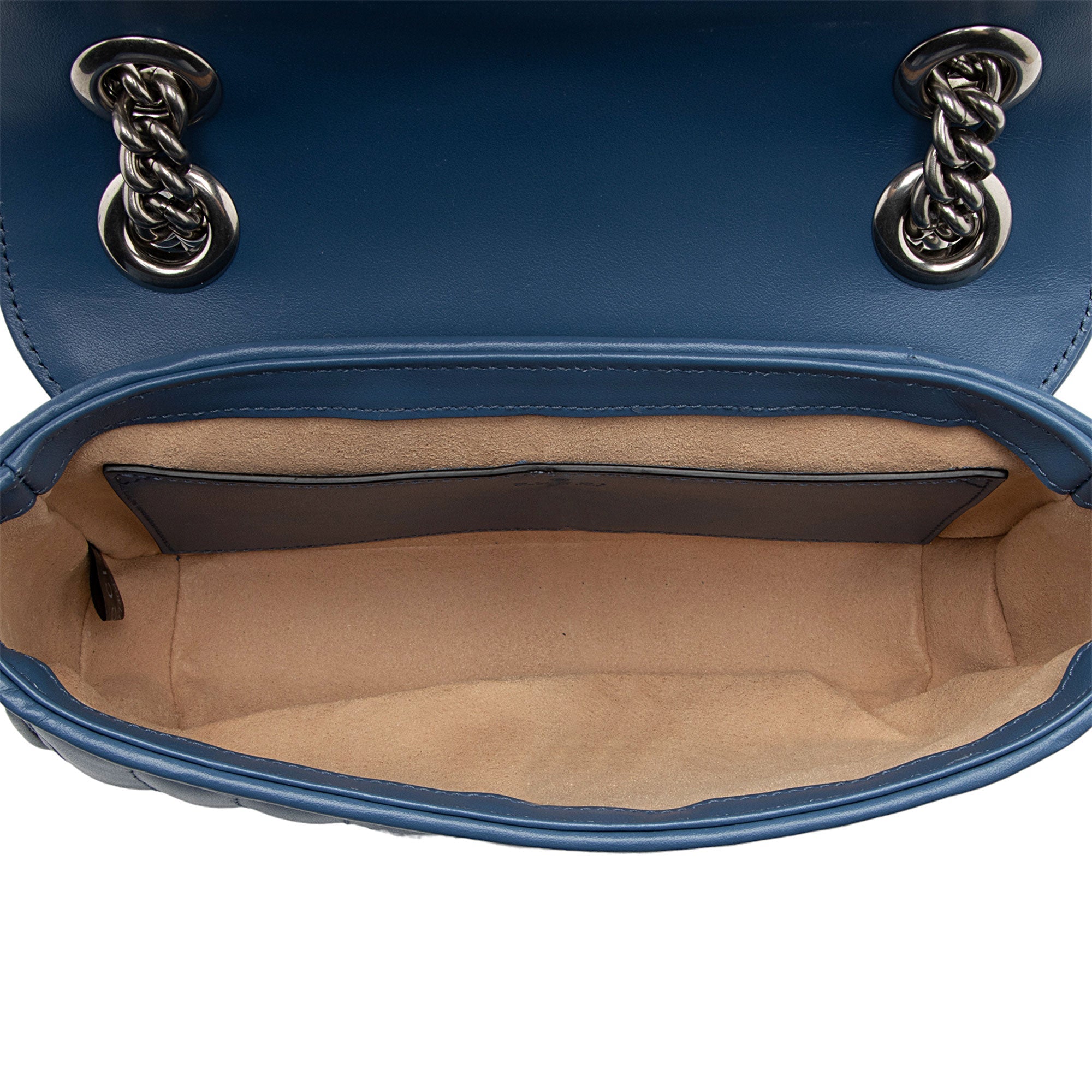Gucci Mixed Matelasse Leather GG Marmont Mini Flap Bag (SHF-3x0jMH)