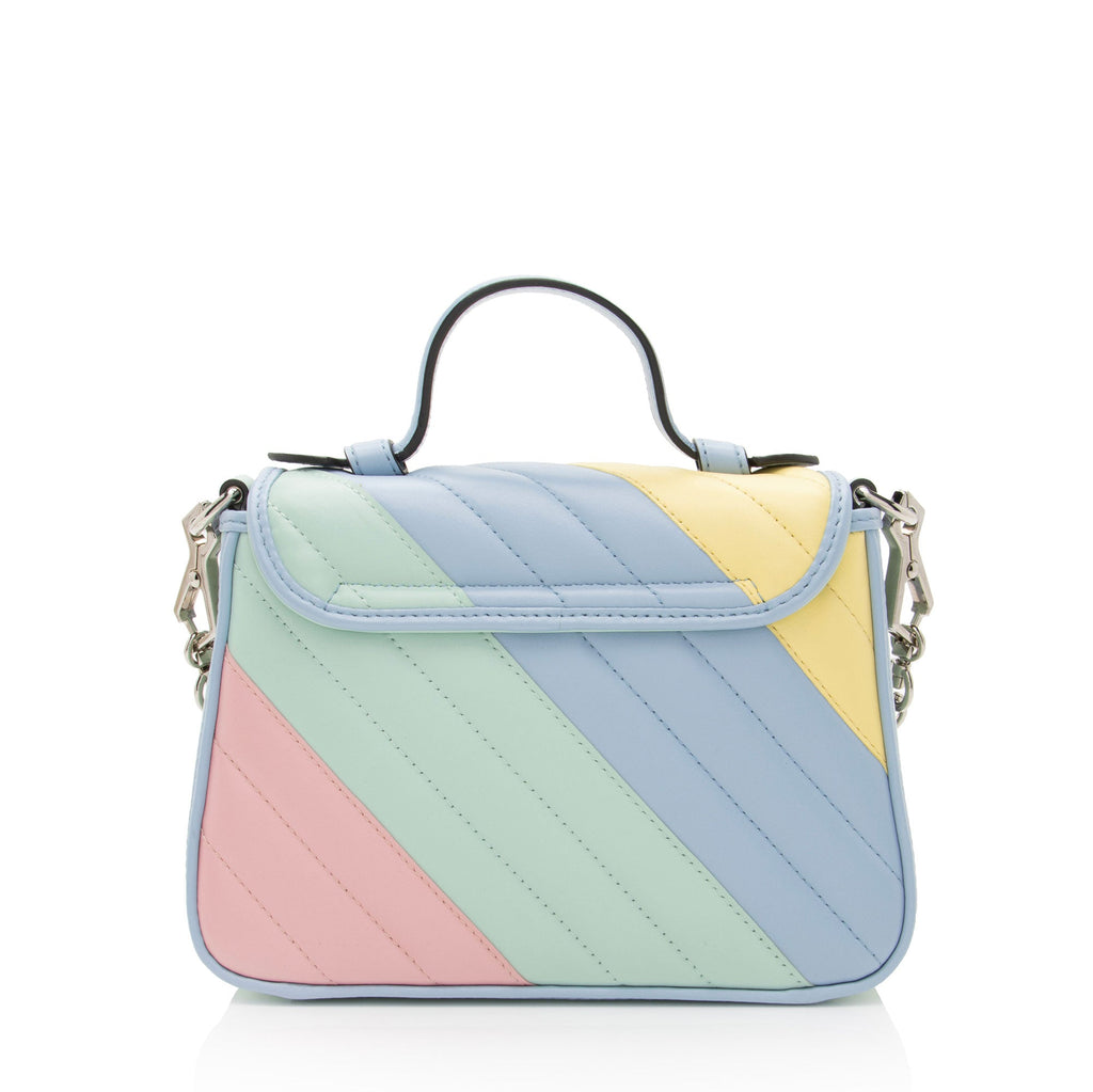 Gucci Matelasse Leather GG Marmont Mini Top Handle