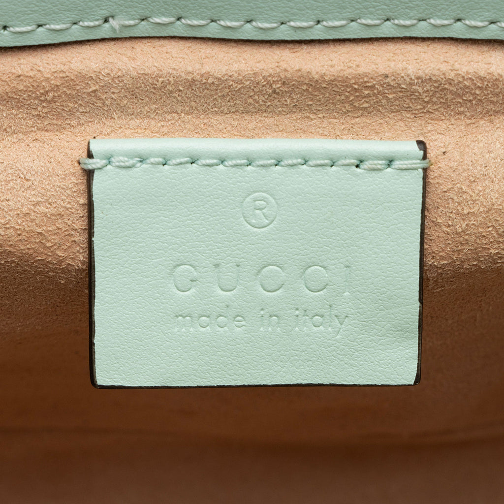 Gucci Matelasse Leather GG Marmont Mini Top Handle