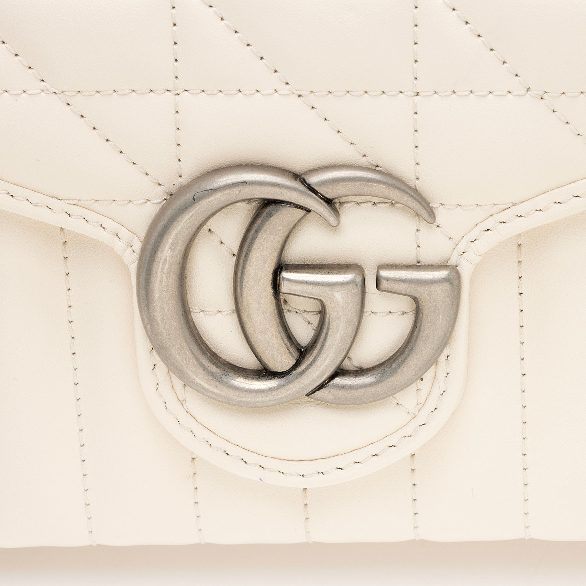 Gucci Matelasse Leather GG Marmont Mini Wallet on Chain Bag (SHF-NRc6CP)