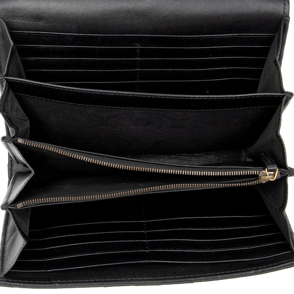 Gucci Matelasse Leather GG Marmont Mini Wallet on Chain Bag (SHF-0WR0OD)