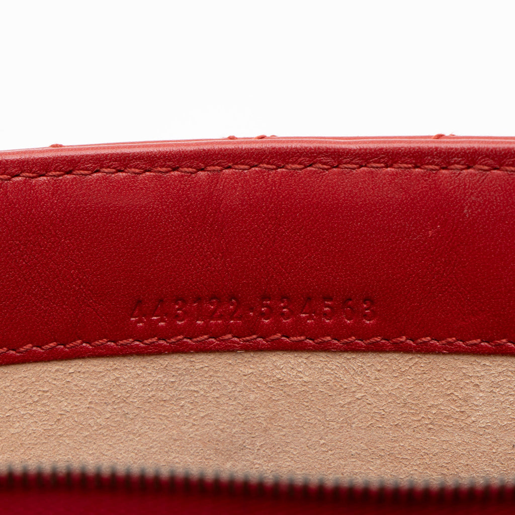 Gucci Matelasse Leather GG Marmont Mini Wallet on Chain