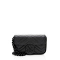 Gucci Matelasse Leather GG Marmont Monochrome Belt Bag (SHF-2itioi)