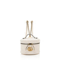 Gucci Matelasse Leather Gucci Marmont Round Mini Backpack (SHF-19850)
