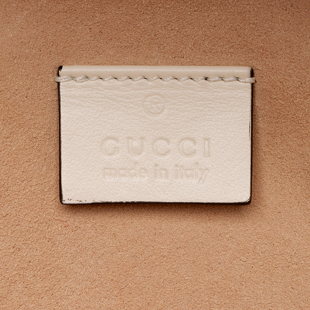 Gucci Matelasse Leather Gucci Marmont Round Mini Backpack (SHF-19850)