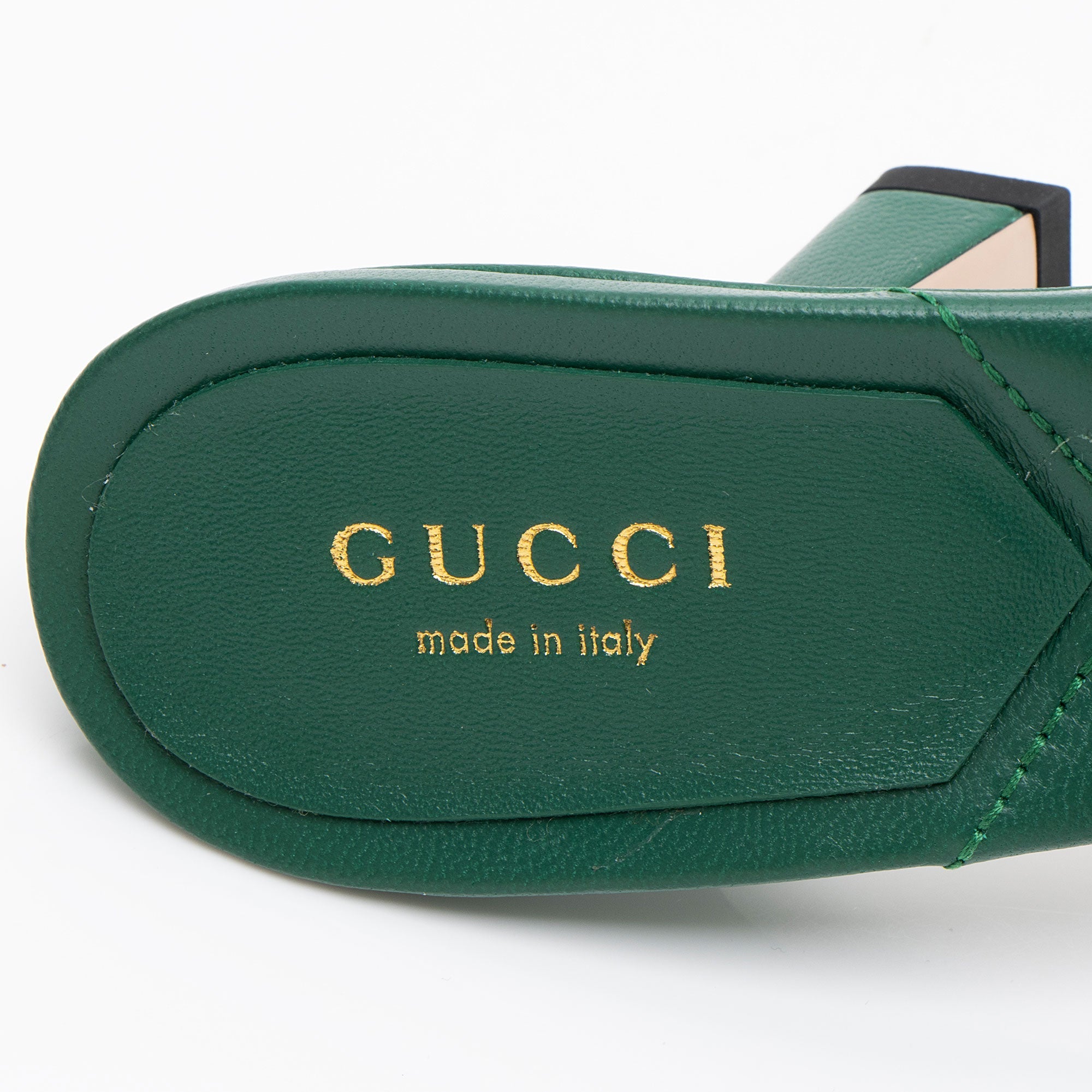 Gucci Matelasse Leather GG Marmont Slides - Size 5 / 35
