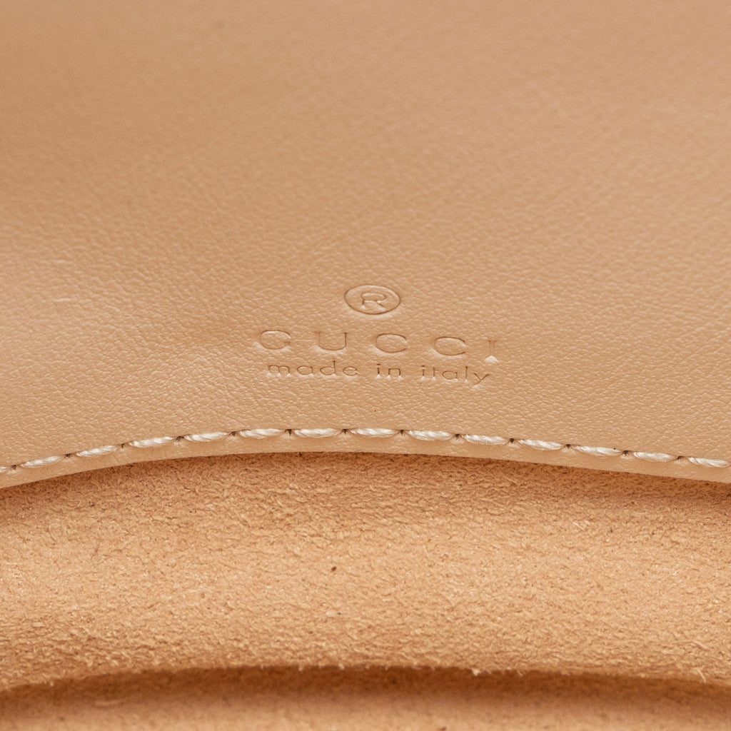 Gucci Matelasse Leather GG Marmont Small Bucket Bag