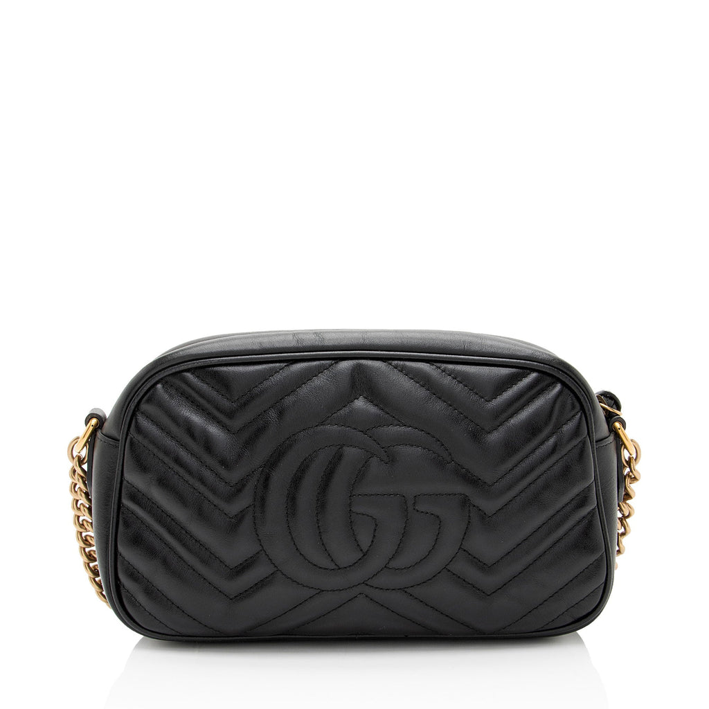Gucci Matelasse Leather GG Marmont Small Camera Bag