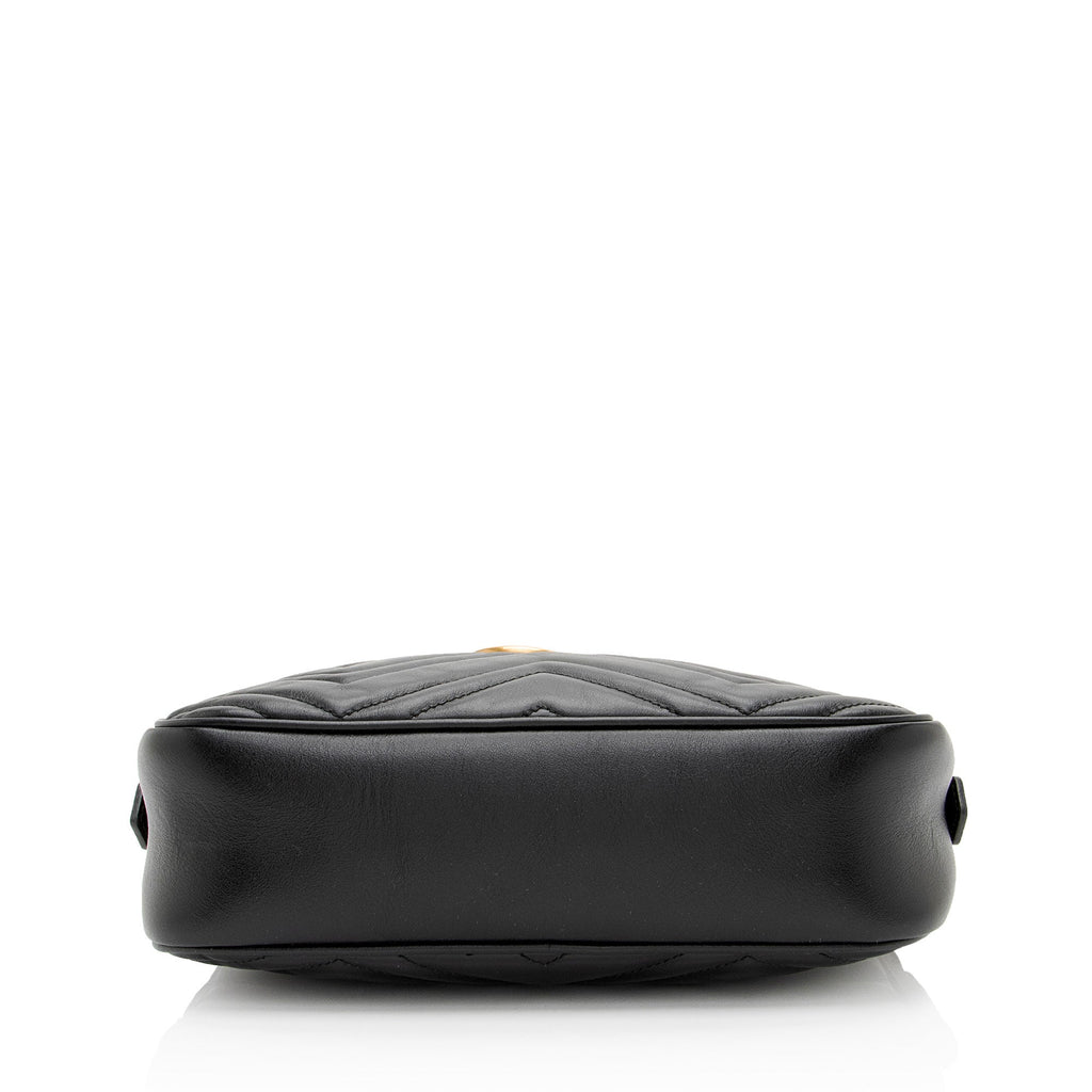 Gucci Matelasse Leather GG Marmont Small Camera Bag