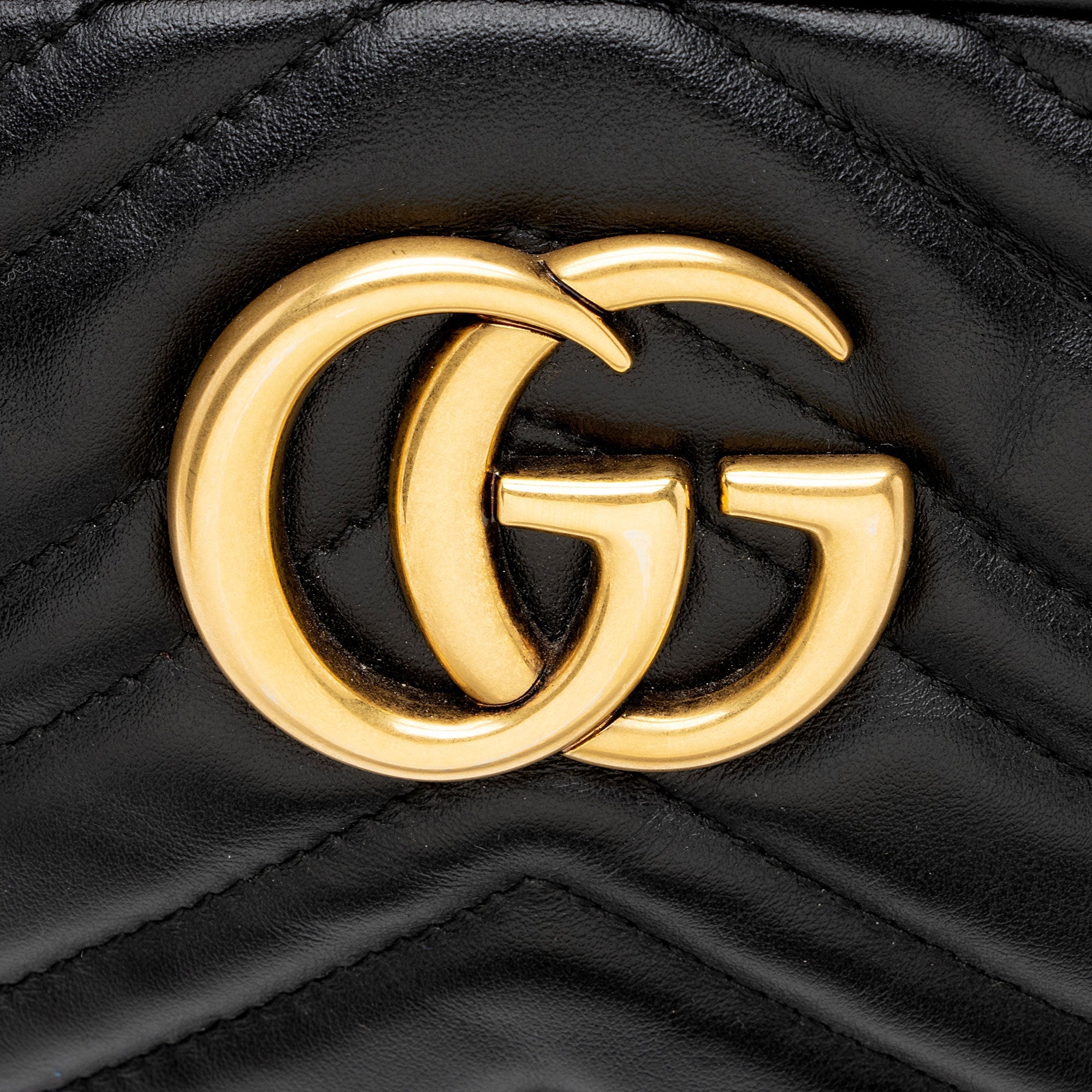 Gucci Matelasse Leather GG Marmont Small Camera Bag