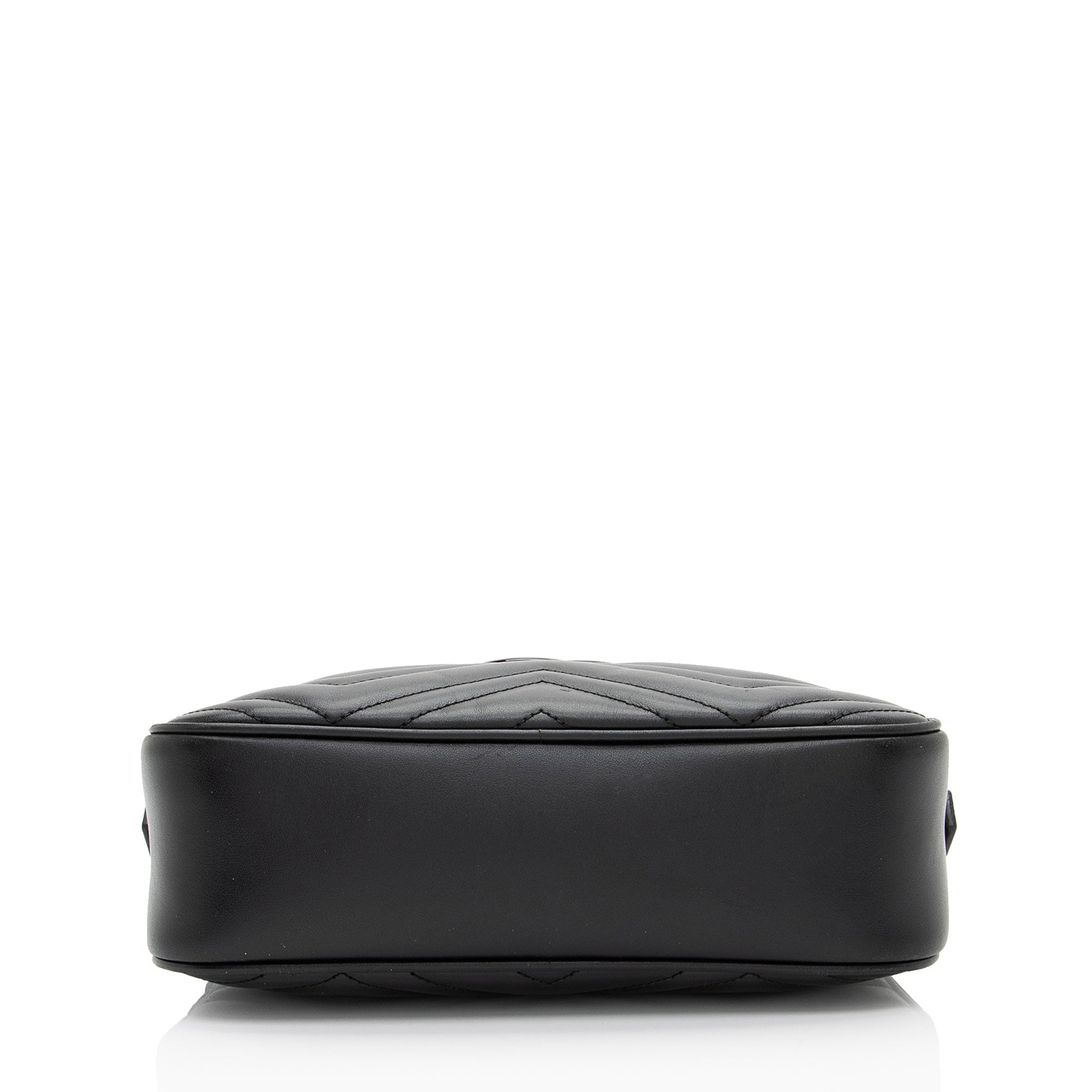 Gucci Matelasse Leather Monochrome GG Marmont Small Camera Bag