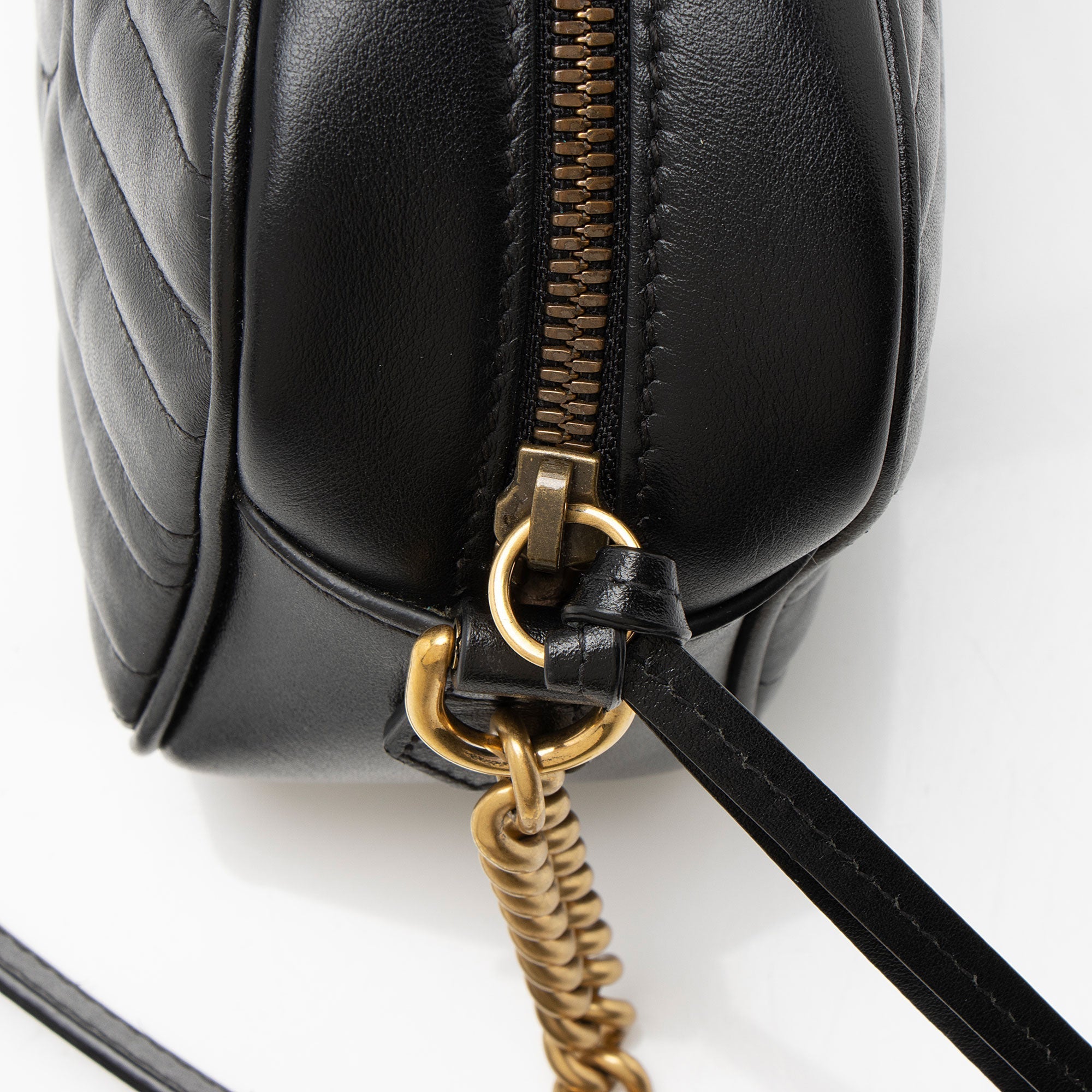 Gucci Matelasse Leather GG Marmont Small Camera Bag