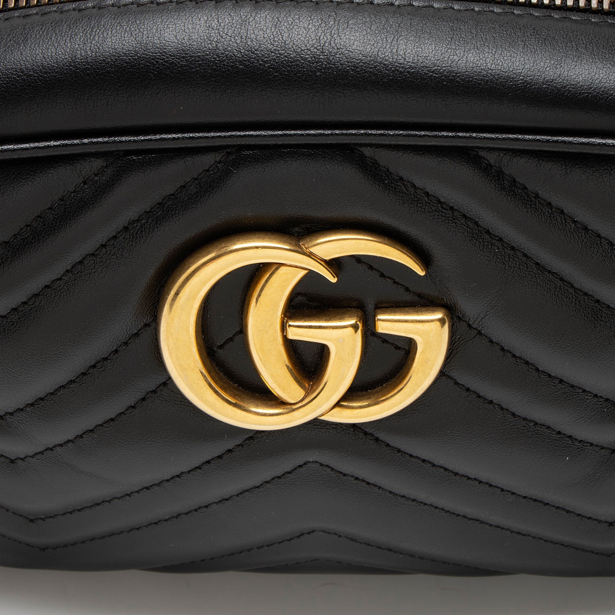 Gucci Matelasse Leather GG Marmont Small Camera Bag