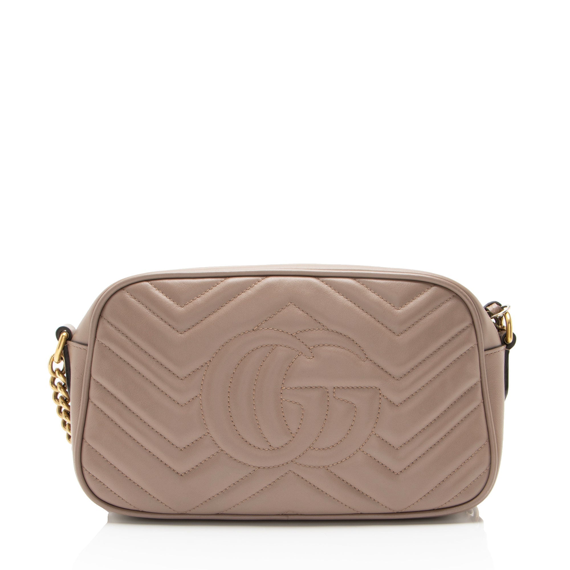 Gucci Matelasse Leather GG Marmont Small Camera Bag