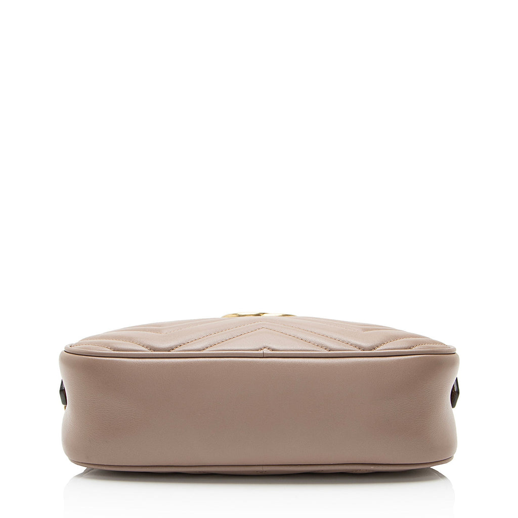 Gucci Matelasse Leather GG Marmont Small Camera Bag