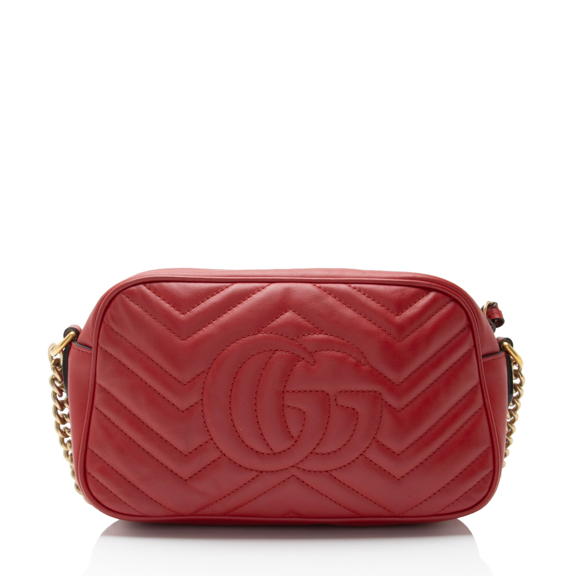 Gucci Matelasse Leather GG Marmont Small Camera Bag