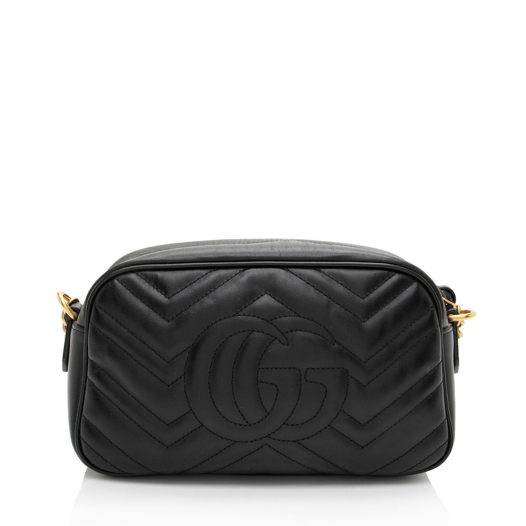 Gucci Matelasse Leather GG Marmont Small Camera Bag