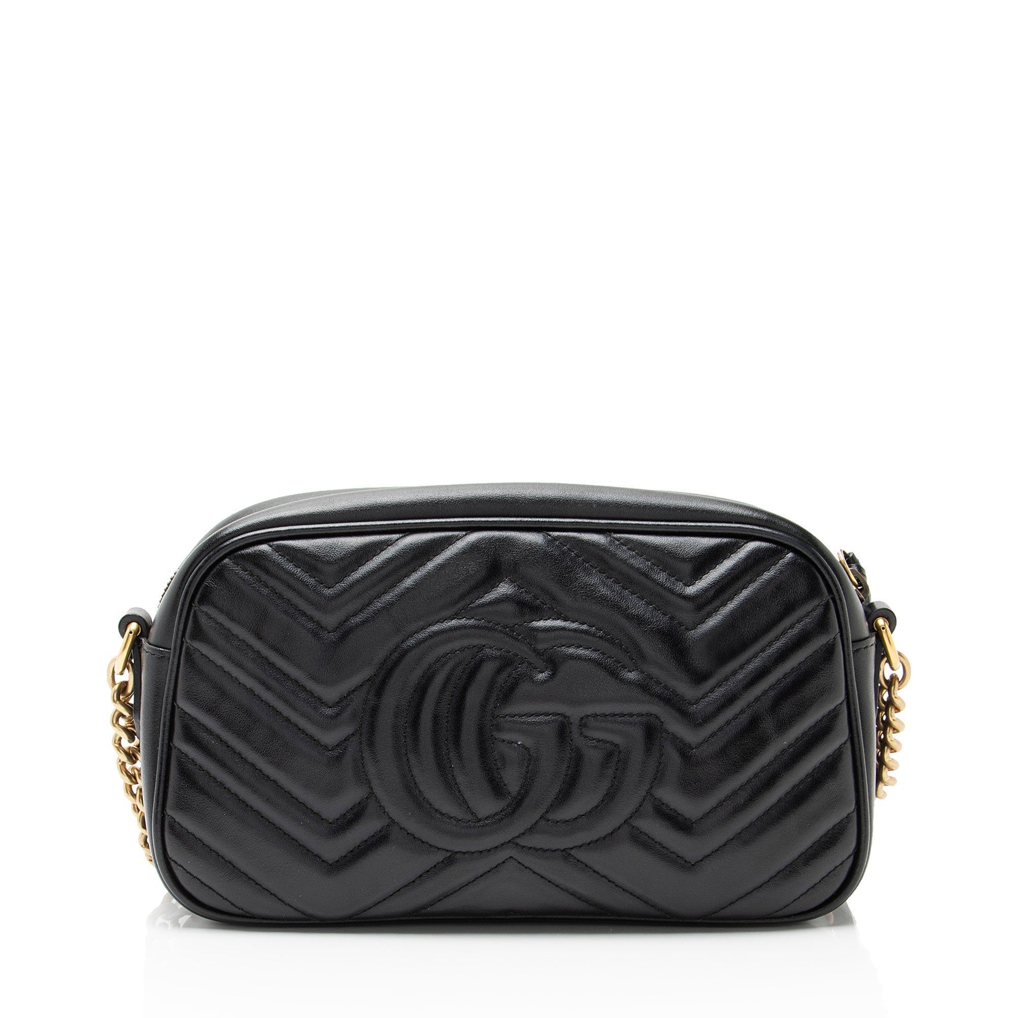 Gucci Matelasse Leather GG Marmont Small Camera Bag