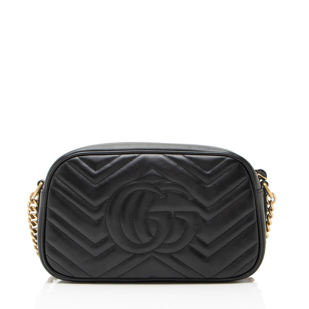 Gucci Matelasse Leather GG Marmont Small Camera Bag