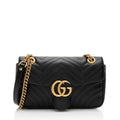 Gucci Matelasse Leather GG Marmont Small Flap Bag (SHF-Bvjama)