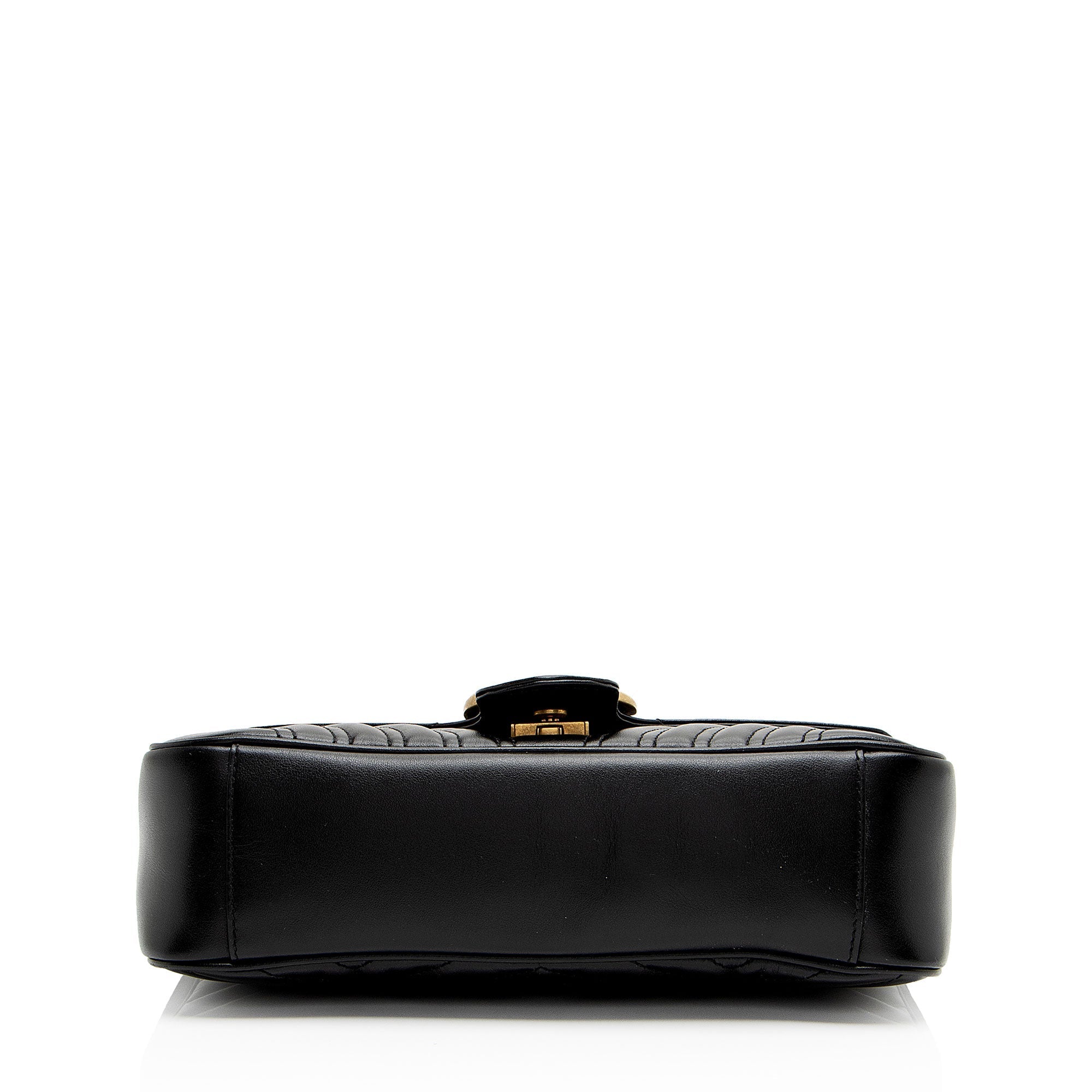 Gucci Matelasse Leather GG Marmont Medium Flap Bag