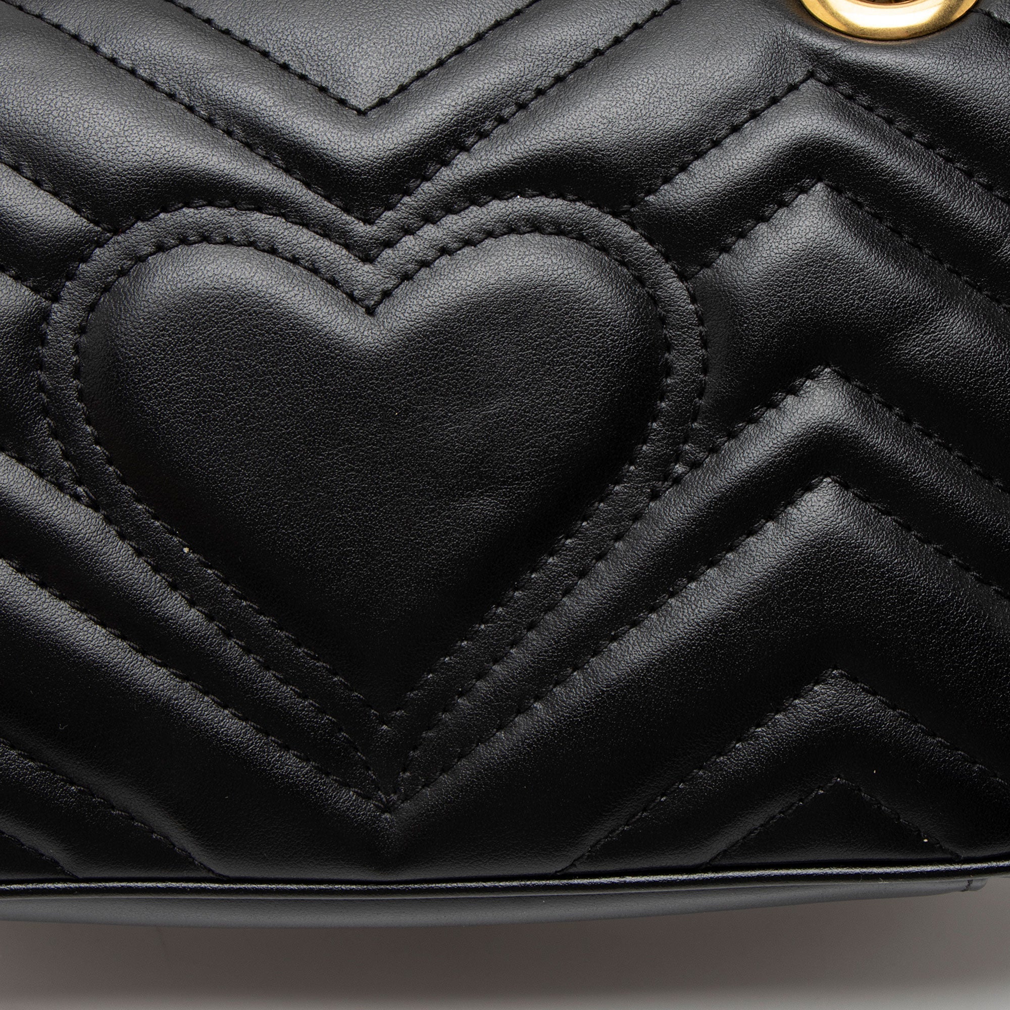 Gucci Matelasse Leather GG Marmont Small Flap Bag