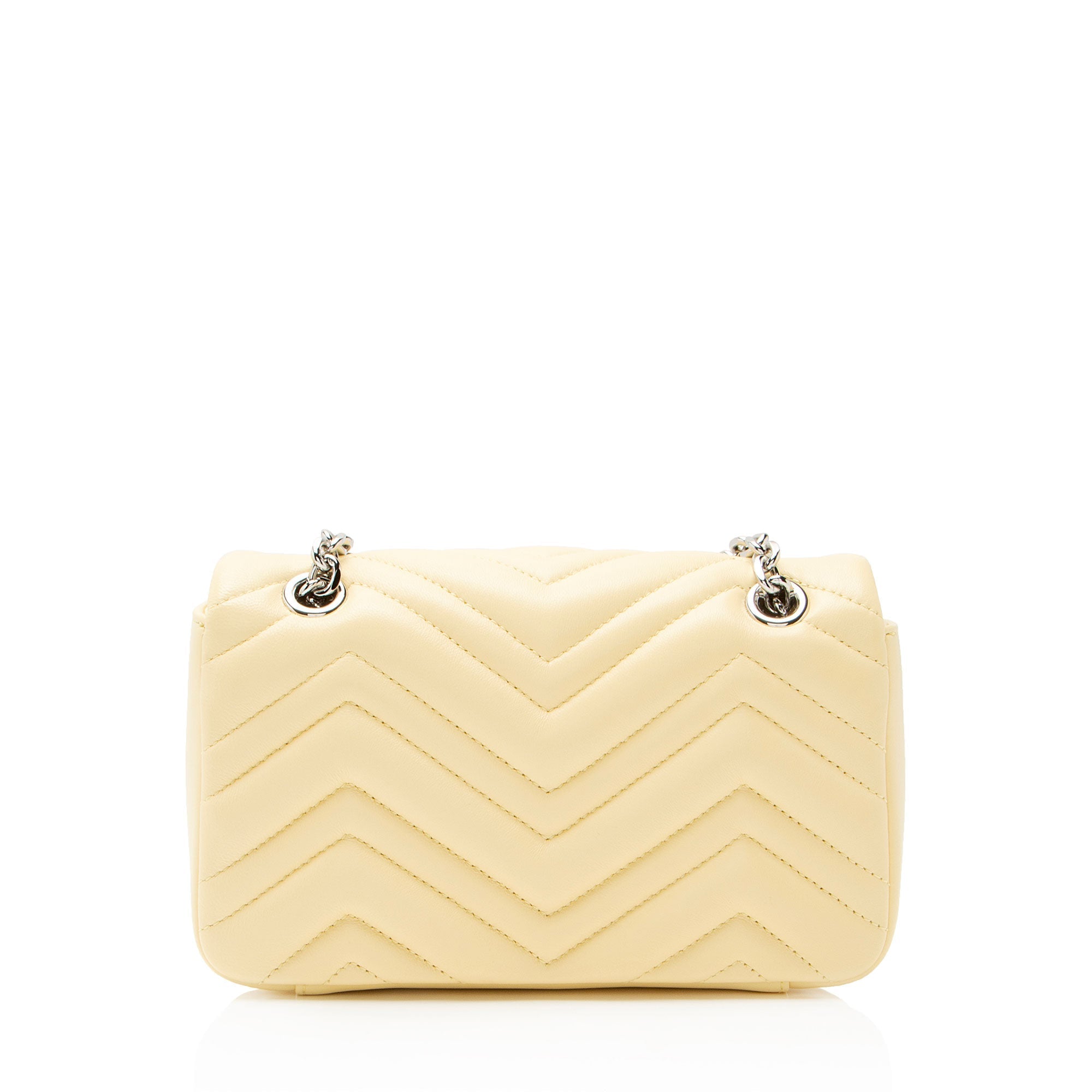 Gucci Matelasse Leather GG Marmont Small Flap Bag
