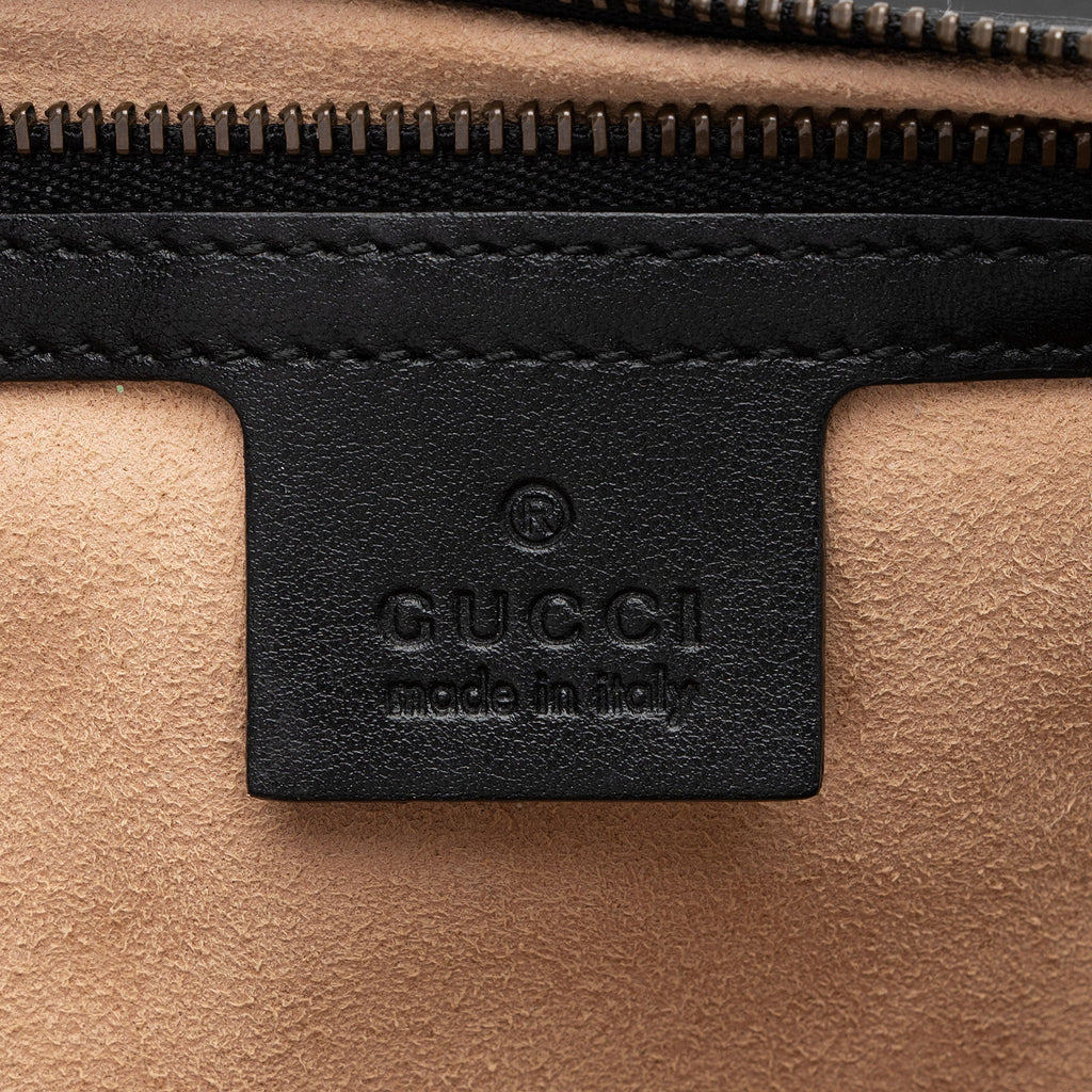 Gucci Matelasse Leather GG Marmont Small Flap Shoulder Bag (SHF-5zif5r)