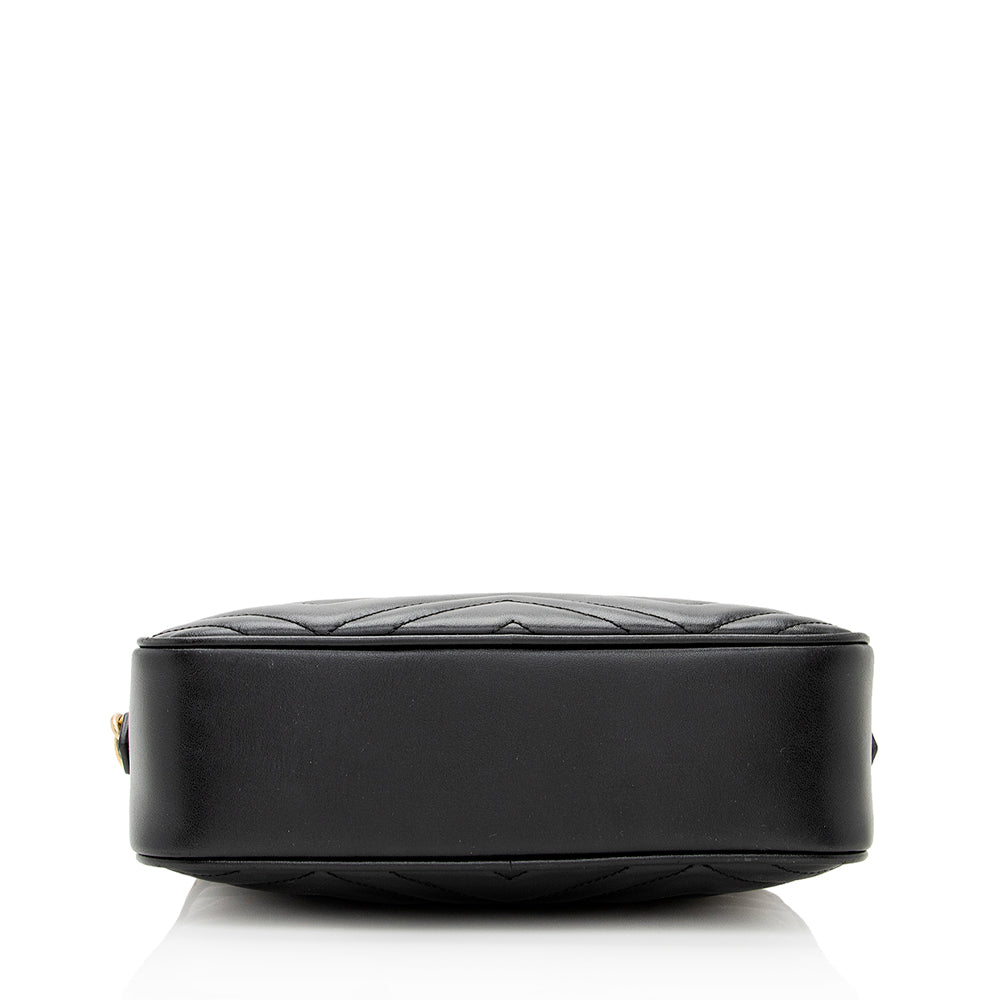 Gucci Matelasse Leather Gucci Marmont Small Shoulder Bag (SHF-19454)